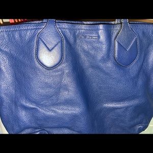 Marc Jacob Blue Cow Leather Bag